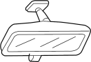 View Interior Rear View Mirror (Rear) Full-Sized Product Image
