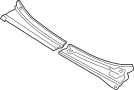 View Cowl. GRILLE. Panel. Vent.  Full-Sized Product Image