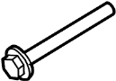 View Bolt. Mount. Bracket. (Front, Upper) Full-Sized Product Image
