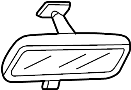 View Interior Rear View Mirror (Rear) Full-Sized Product Image