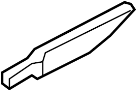 View Back Glass Wiper Arm (Rear) Full-Sized Product Image