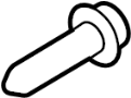 View Door Interior Trim Panel Screw (Rear) Full-Sized Product Image