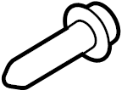 View Door Interior Trim Panel Screw (Rear) Full-Sized Product Image