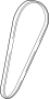View Accessory Drive Belt Full-Sized Product Image