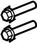 View Suspension Strut Bolt (Lower) Full-Sized Product Image 1 of 4