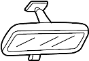 View Interior Rear View Mirror (Rear) Full-Sized Product Image