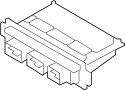 Image of Engine Control Module (ECM). A module in a vehicle. image for your 2015 Ford F-350 Super Duty  XL Standard Cab Pickup Fleetside 