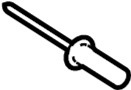 View Rivet. Bumper. Support. (Upper) Full-Sized Product Image