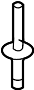 View Rivet. License. Bracket. (Lower) Full-Sized Product Image 1 of 10
