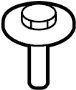 Image of Bolt. Support. Fender. Radiator. A threaded rod with a. image for your 2018 Ford F-150  Platinum Crew Cab Pickup Fleetside 