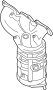 View Catalytic Converter with Integrated Exhaust Manifold Full-Sized Product Image