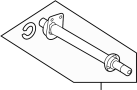 Image of CV Intermediate Shaft image for your 2009 Ford Edge   
