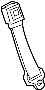 View Seat Belt Extension (Upper) Full-Sized Product Image 1 of 10