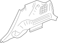 View Interior Quarter Panel Trim Panel (Front, Rear, Upper, Lower) Full-Sized Product Image