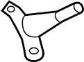 View Grille Bracket (Front) Full-Sized Product Image 1 of 2