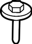 View Bolt. Mount. Headlight. (Front, Upper, Lower) Full-Sized Product Image