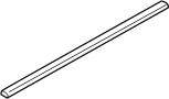 Image of Radiator Air Seal (Upper) image for your 2002 Ford Taurus   