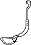 Image of A/C Refrigerant Liquid Hose image for your 2023 Ford F-150 2.7L EcoBoost V6 A/T RWD XL Crew Cab Pickup Fleetside 