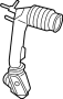 Image of Engine Air Intake Hose (Front, Rear, Lower) image for your 2016 Ford Escape   