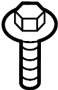 View Engine Mount Bolt (Front) Full-Sized Product Image