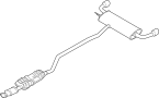 Image of Exhaust Muffler image for your 2019 Ford F-150 3.3L Duratec V6 FLEX A/T 4WD XL Crew Cab Pickup Fleetside 