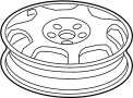 Image of Wheel image for your 2020 Ford Ranger 2.3L EcoBoost A/T RWD Lariat Crew Cab Pickup Fleetside 