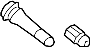 View Valve. Tire. Stem.  Full-Sized Product Image