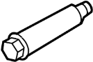 View Suspension Strut Bolt (Lower) Full-Sized Product Image