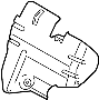 Image of Rack and Pinion Heat Shield image for your 2020 Ford Transit-250 3.5L EcoBoost V6 A/T AWD Base Extended Cargo Van 