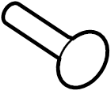 View Seat Belt Lap and Shoulder Belt Bolt (Upper) Full-Sized Product Image