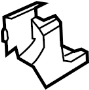 Image of Cover - Seat Track. (Rear) image for your 2014 Ford F-150 5.0L V8 FLEX A/T RWD STX Extended Cab Pickup Fleetside 