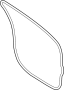 Image of Door Seal (Front, Upper) image for your 2012 Ford E-250 4.6L Triton V8 FLEX A/T Base Extended Cargo Van 