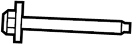 View Suspension Control Arm Bolt (Front, Rear, Upper, Lower) Full-Sized Product Image 1 of 10