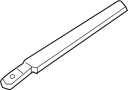 Image of Back Glass Wiper Arm (Rear) image for your 2019 Ford F-350 Super Duty  XLT Standard Cab Pickup Fleetside 
