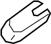 Image of Back Glass Wiper Arm Cap image for your 2024 Ford Bronco   