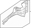 Image of Fender Apron Assembly (Front) image for your 2018 Ford Flex   