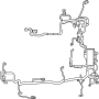 Image of Engine Compartment Wiring Harness image for your Lincoln Corsair  