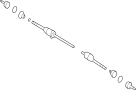 View CV Axle Assembly (Front) Full-Sized Product Image 1 of 6