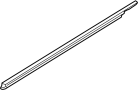 Image of Door Window Belt Weatherstrip (Upper) image for your 2010 Ford Flex   