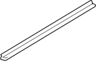 Image of Door Window Belt Weatherstrip (Front, Upper) image for your 2020 Ford F-150 3.5L EcoBoost V6 A/T 4WD  