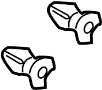 View Door Interior Trim Panel Retainer Full-Sized Product Image 1 of 2