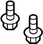 View Drive Shaft Center Support Bolt (Front, Rear) Full-Sized Product Image