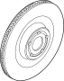 Image of Disc Brake Rotor image for your 2023 Ford Expedition  Max Platinum Sport Utility 