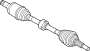 Image of CV Axle Assembly (Front) image for your 2019 Ford Police Responder Hybrid   