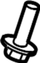 View Steering Column Cover Screw (Lower) Full-Sized Product Image