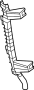 Image of Window Regulator Guide (Rear, Lower) image for your 2021 Ford Police Interceptor Utility   
