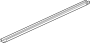 Image of Door Window Belt Weatherstrip (Upper) image for your 2020 Ford F-150 3.5L EcoBoost V6 A/T 4WD King Ranch Crew Cab Pickup Fleetside 