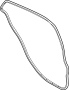 Image of Door Seal (Front) image for your 1999 Ford E-250 Econoline 5.4L Triton V8 BI-FUEL A/T Base Standard Cargo Van 