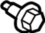 View Brake Dust Shield Bolt Full-Sized Product Image 1 of 7