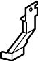 Image of Bumper Cover Bracket (Lower) image for your 2024 Ford Mustang Mach-E  Premium Sport Utility 